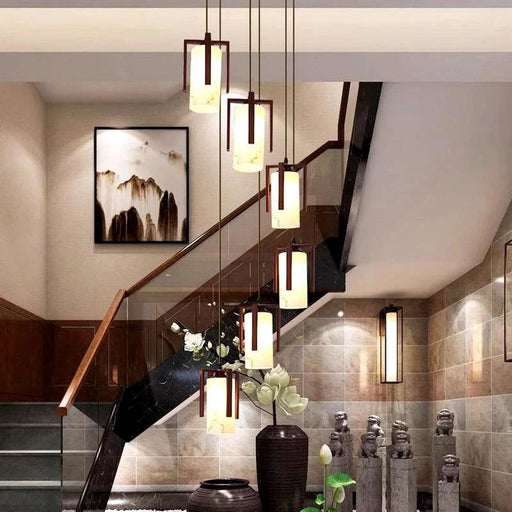 Polin Modern Over The Stairs Chandelier-DWHOME