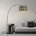 Polka Arc Fabric Floor Lamp-DWHOME