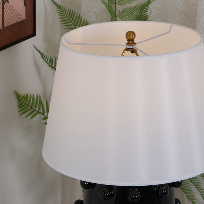 Polka Dot Porcelain Table Lamp-DWHOME