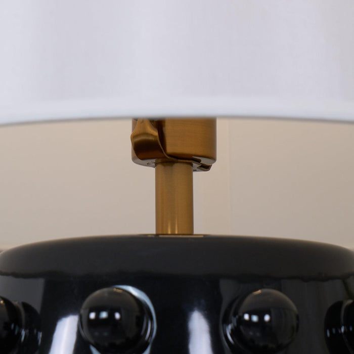 Polka Dot Porcelain Table Lamp-DWHOME