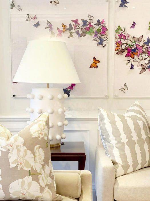 Polka Dot Porcelain Table Lamp-DWHOME