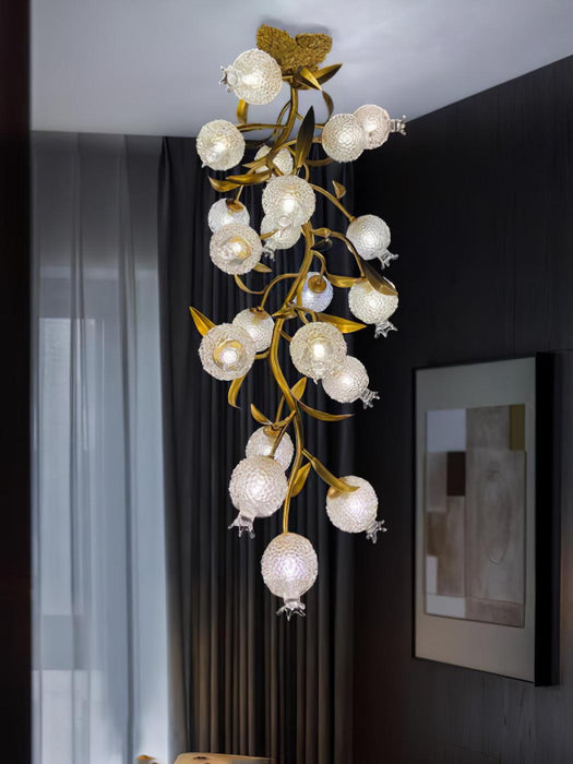 Pomegranate Brass Ceiling Lamp-DWHOME