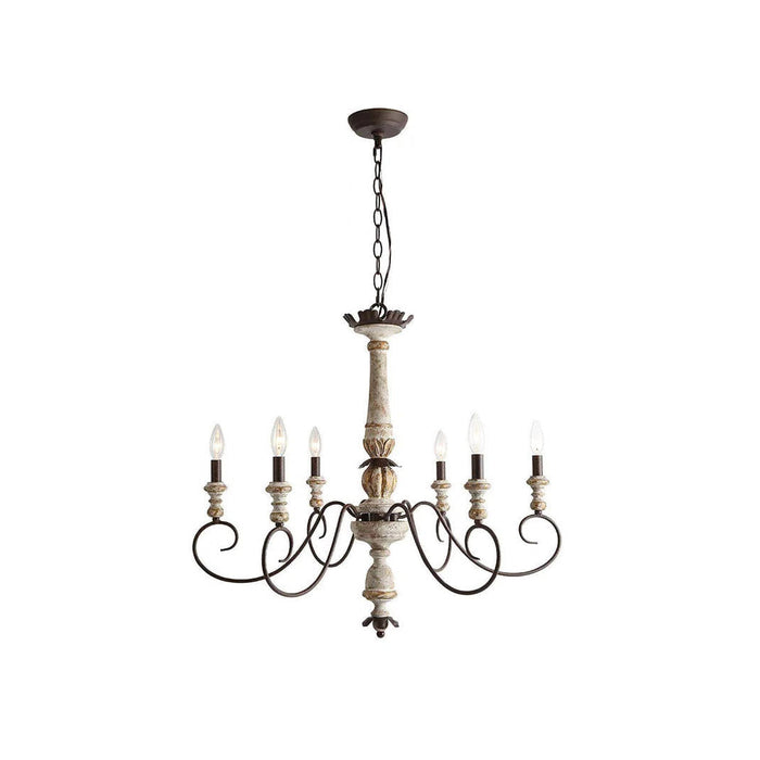 Poppe Wooden Chandelier-DWHOME