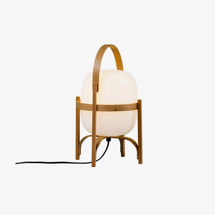 Portable Lantern Glass Table Lamp-DWHOME
