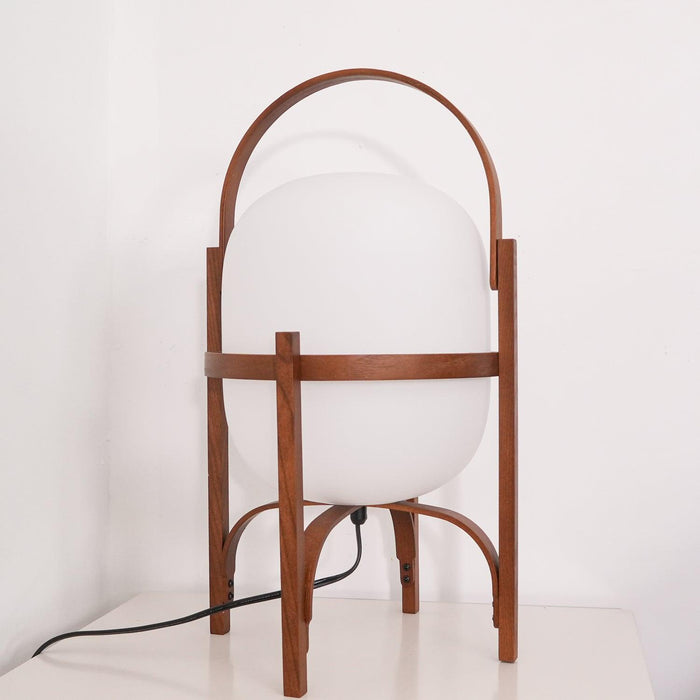 Portable Lantern Glass Table Lamp-DWHOME