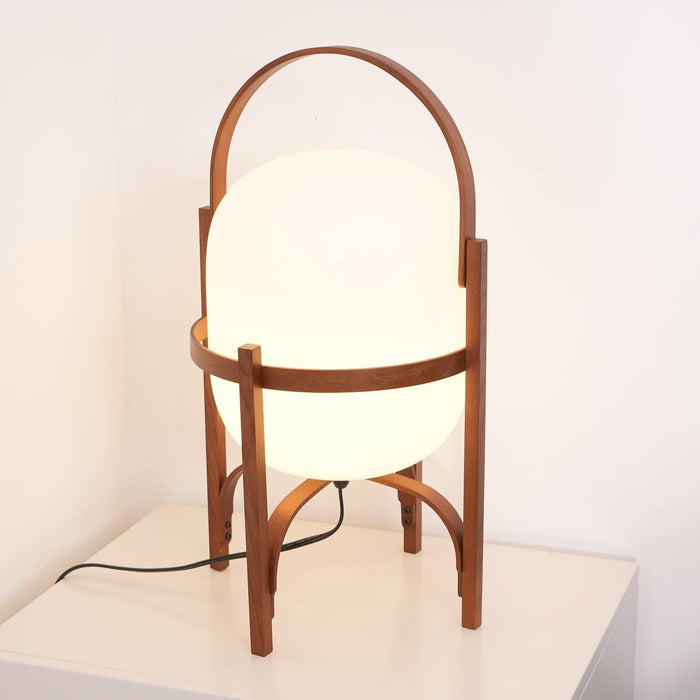 Portable Lantern Glass Table Lamp-DWHOME