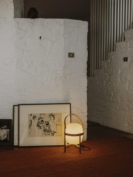 Portable Lantern Glass Table Lamp-DWHOME