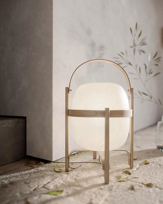 Portable Lantern Glass Table Lamp-DWHOME