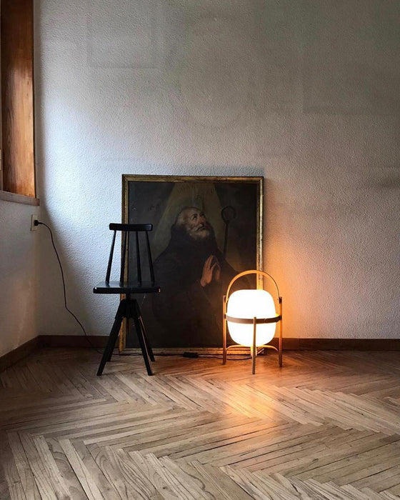Portable Lantern Glass Table Lamp-DWHOME