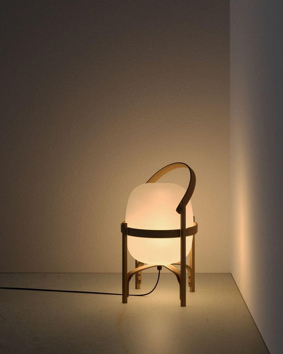 Portable Lantern Glass Table Lamp-DWHOME
