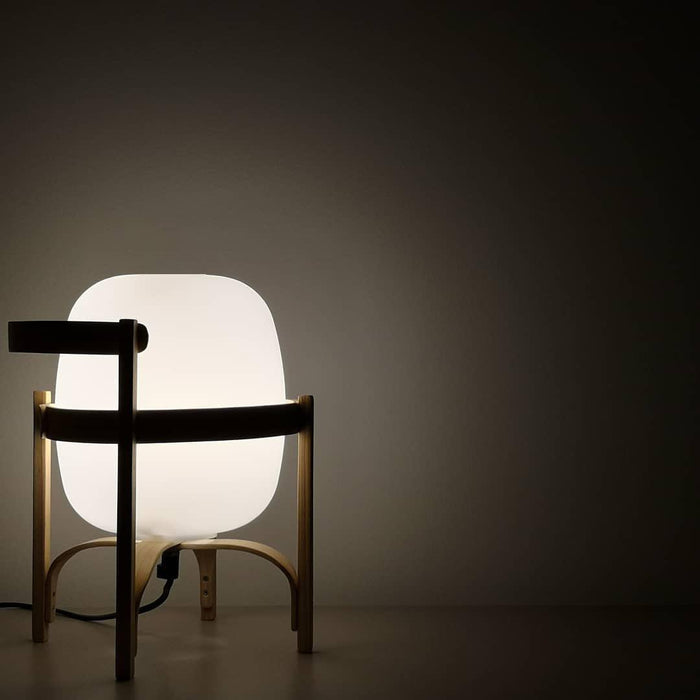Portable Lantern Glass Table Lamp-DWHOME
