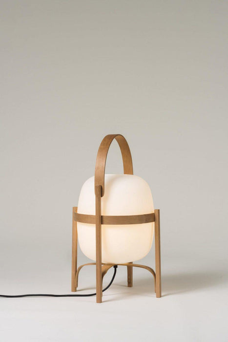 Portable Lantern Glass Table Lamp-DWHOME