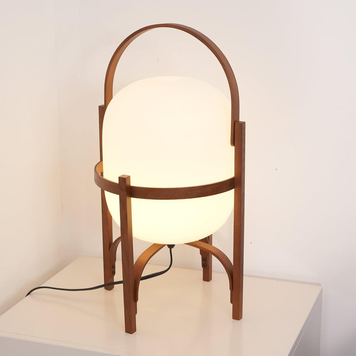 Portable Lantern Glass Table Lamp-DWHOME