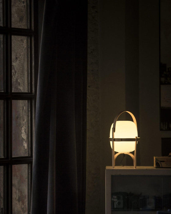 Portable Lantern Glass Table Lamp-DWHOME