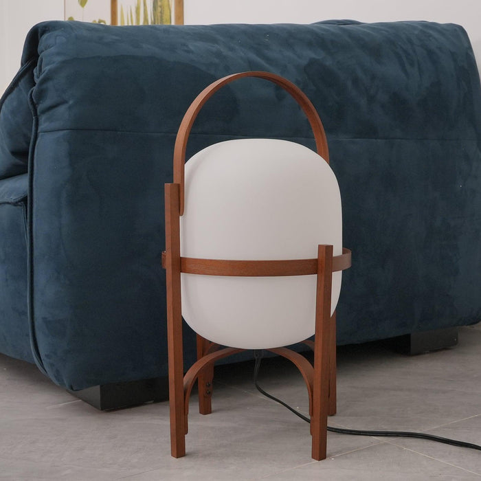 Portable Lantern Glass Table Lamp-DWHOME
