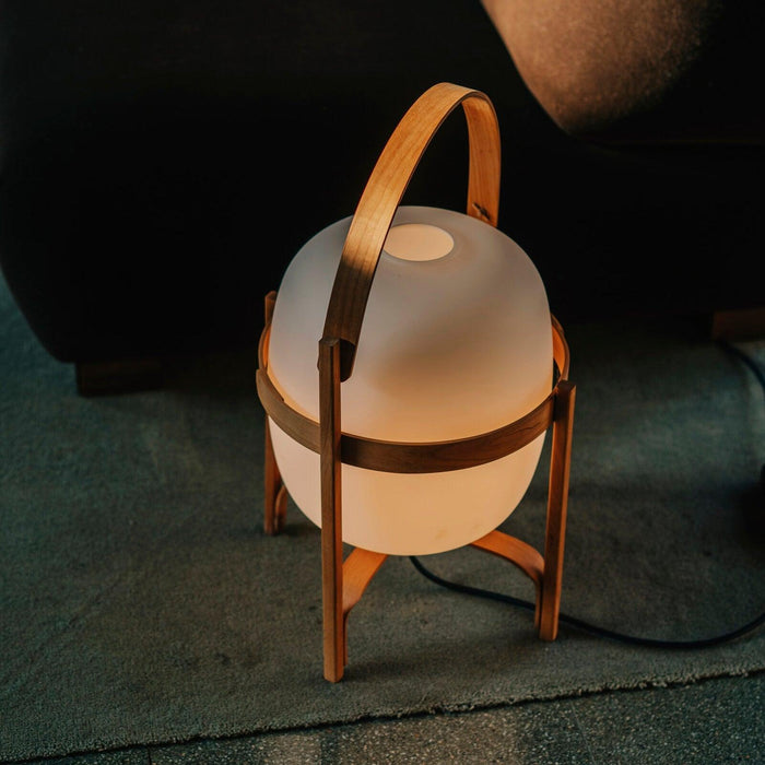 Portable Lantern Glass Table Lamp-DWHOME