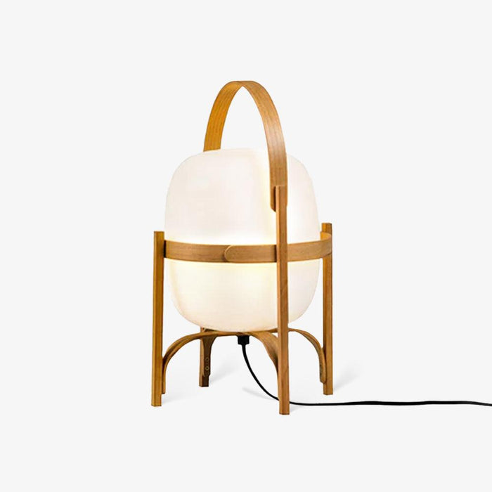 Portable Lantern Glass Table Lamp-DWHOME