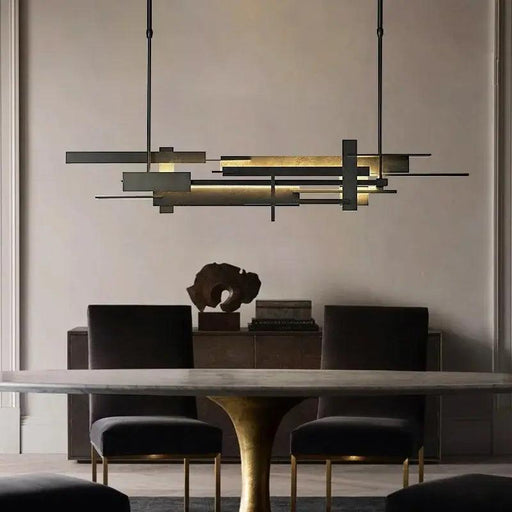 Postmodern Black Metal Chandelier-DWHOME