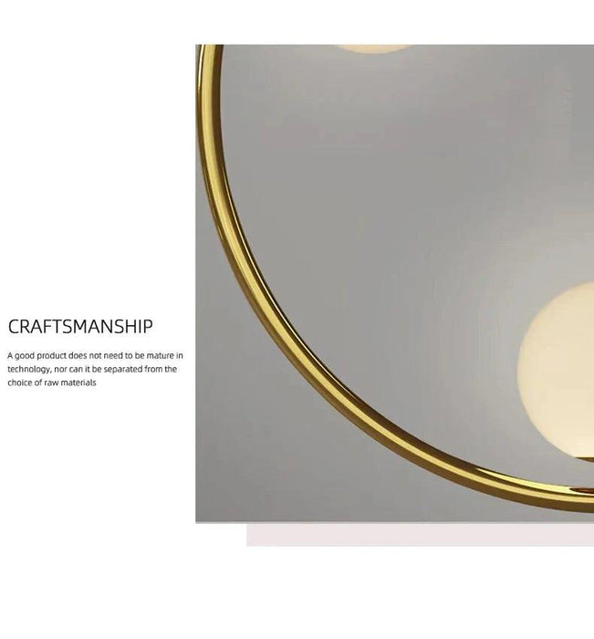 Postmodern Ring Pendant Light for Staircase - DWHOME