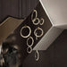 Primary Crystal 12 Rings Staircase Chandelier-DWHOME