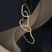Primary Crystal 5 Rings Chandelier-DWHOME