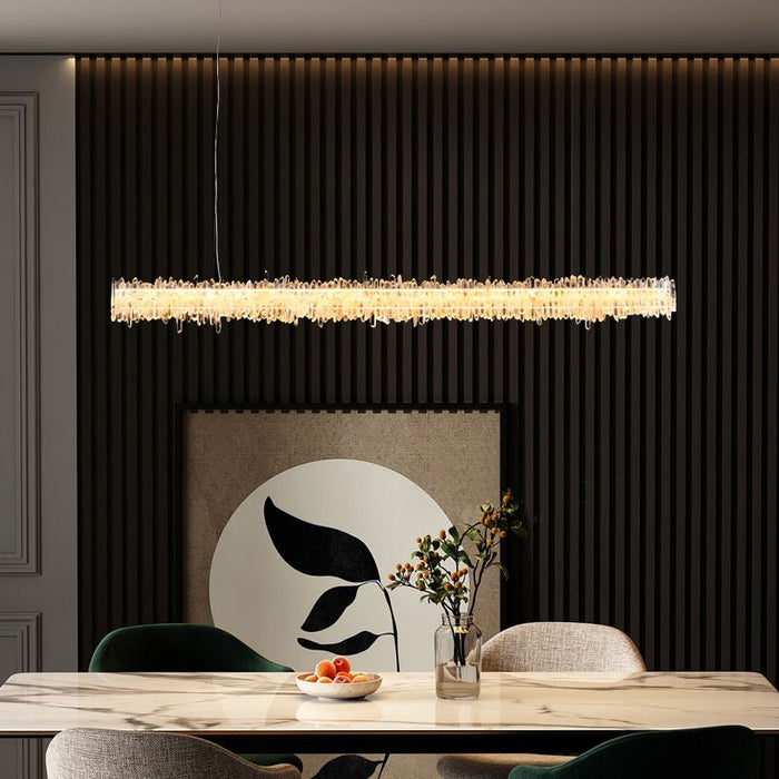 Primary Crystal Linear Chandelier-DWHOME