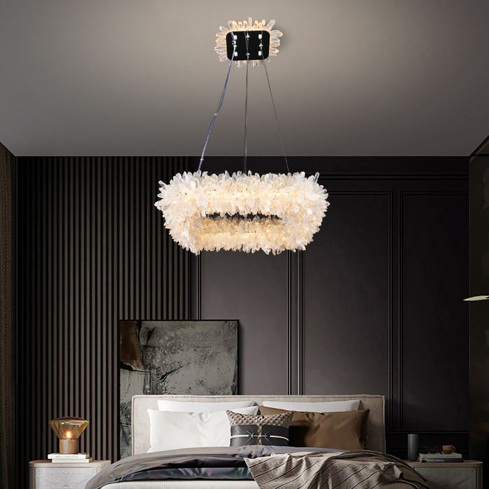 Primary Crystal Square Modern Chandelier-DWHOME