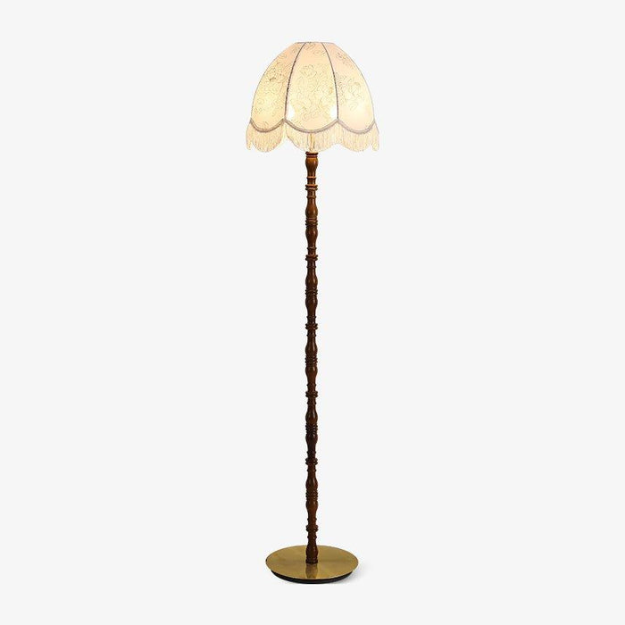 Printed Tassel Floor Lamp-DWHOME