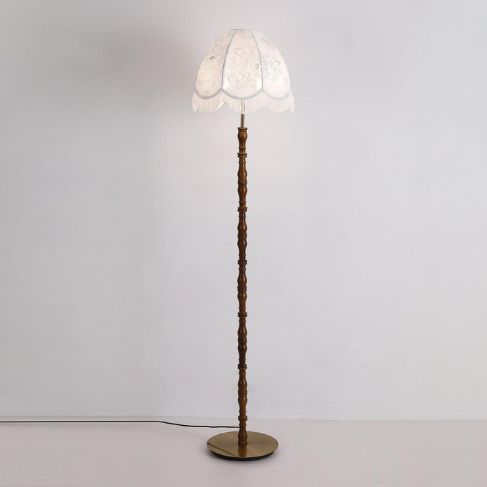 Printed Tassel Floor Lamp-DWHOME