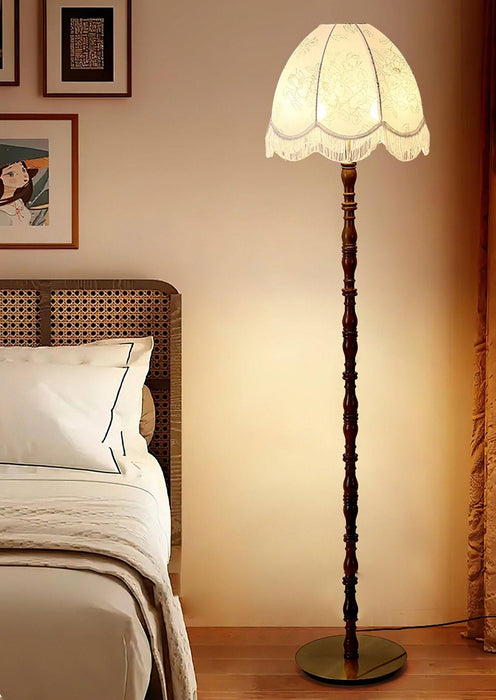 Printed Tassel Floor Lamp-DWHOME