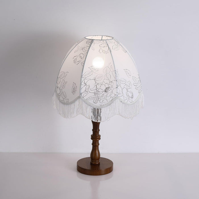 Printed Tassel Table Lamp - DWHOME