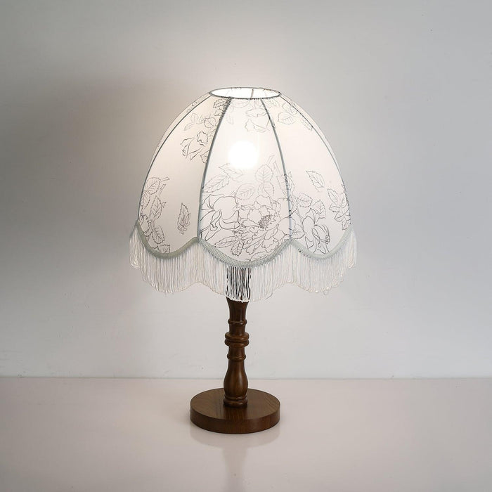 Printed Tassel Table Lamp - DWHOME