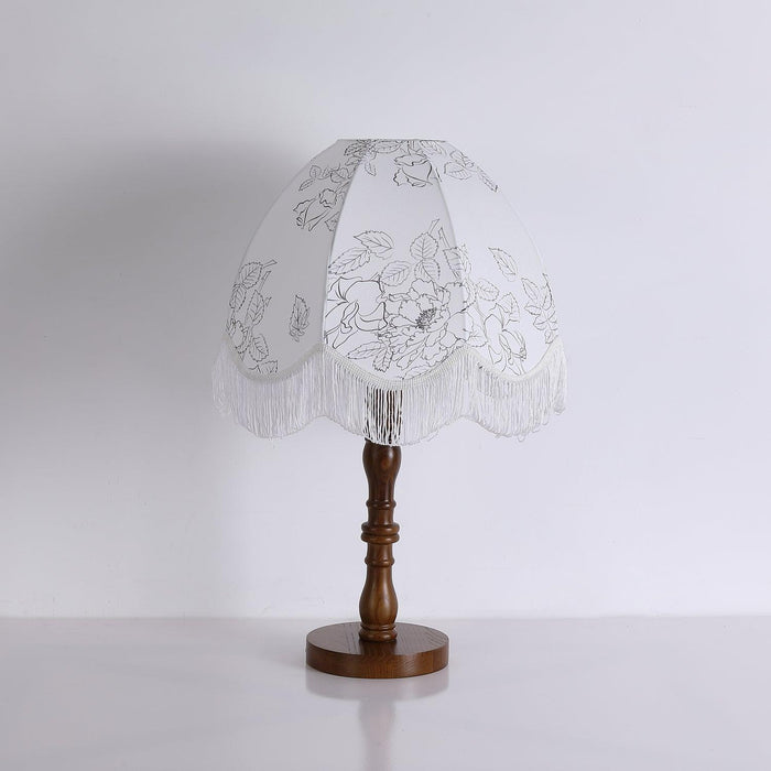Printed Tassel Table Lamp - DWHOME