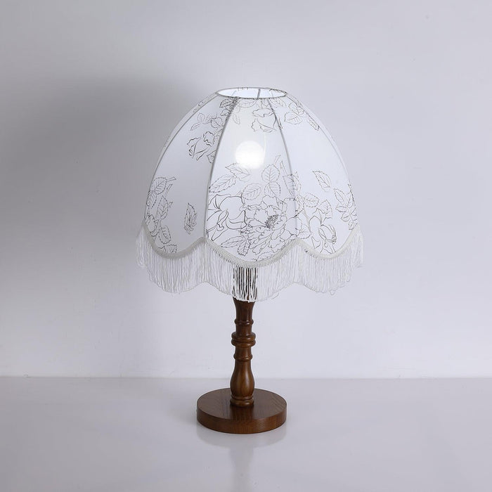 Printed Tassel Table Lamp - DWHOME