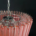 Prism Murano Pink Glass Chandelier-DWHOME