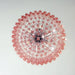 Prism Murano Pink Glass Chandelier-DWHOME