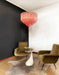 Prism Murano Pink Glass Chandelier-DWHOME