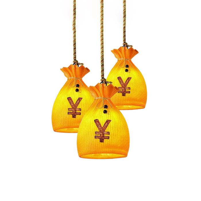 Prosperity Pouch Resin Pendant Lamp-DWHOME