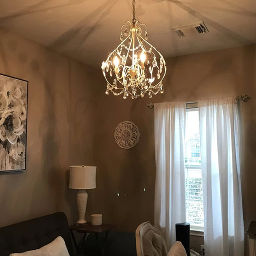 Provencal Blanc Chandelier-DWHOME