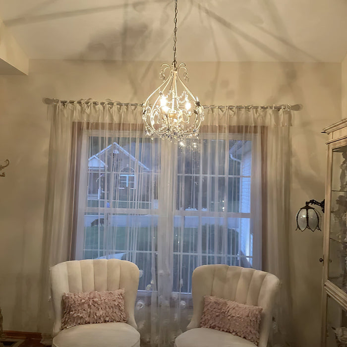 Provencal Blanc Chandelier-DWHOME