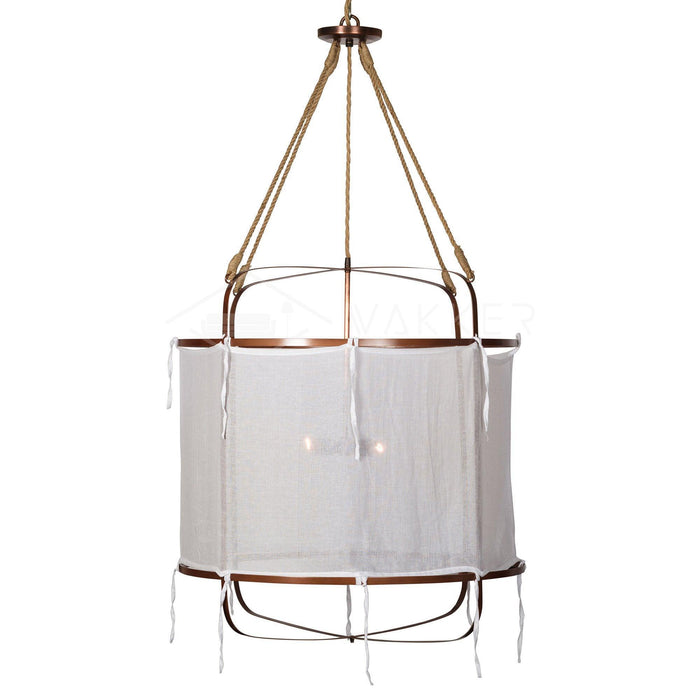 Provence Linen Pendant Light-DWHOME