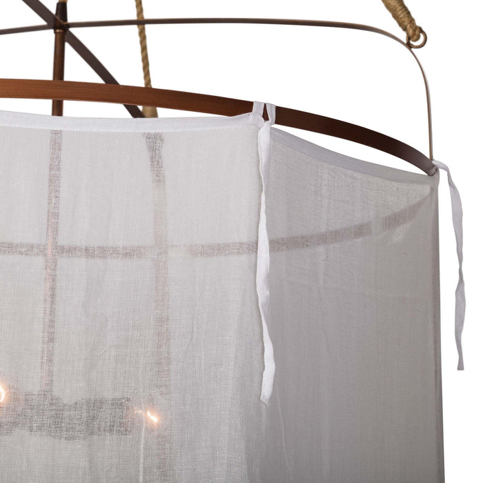 Provence Linen Pendant Light-DWHOME