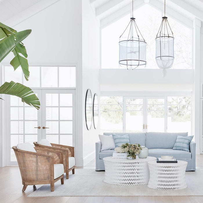 Provence Linen Pendant Light-DWHOME