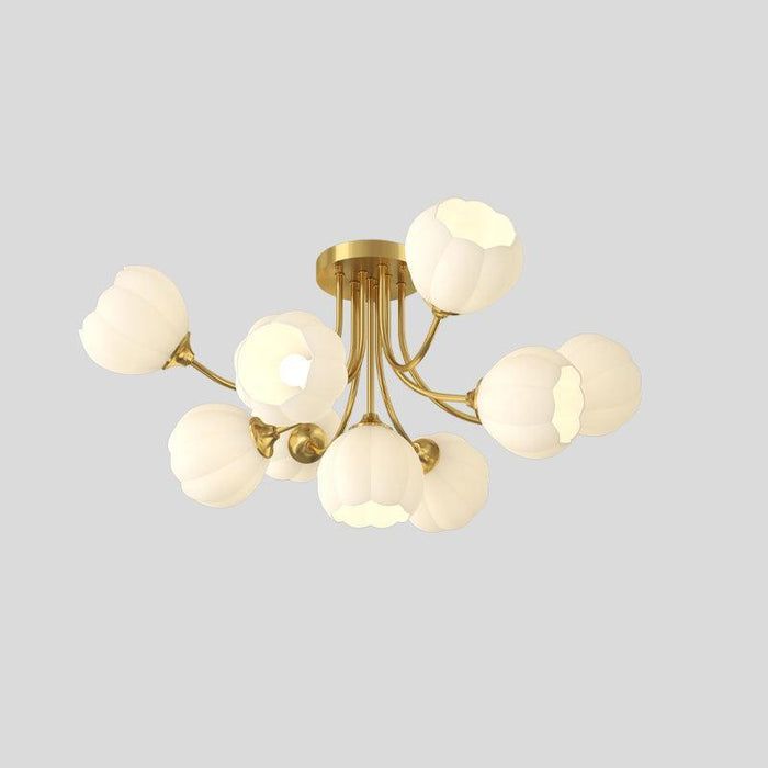Pumpkin Brass Ceiling Lamp-DWHOME