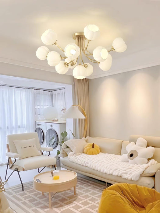 Pumpkin Brass Ceiling Lamp-DWHOME