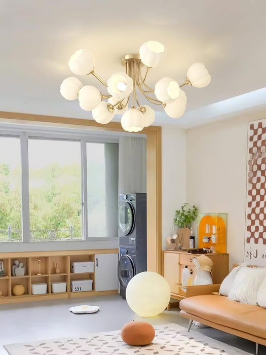 Pumpkin Brass Ceiling Lamp-DWHOME