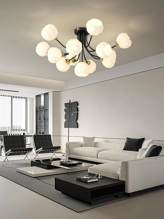 Pumpkin Brass Ceiling Lamp-DWHOME