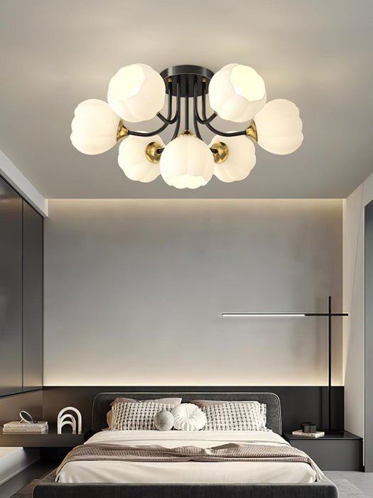 Pumpkin Brass Ceiling Lamp-DWHOME