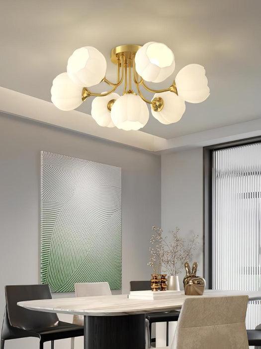 Pumpkin Brass Ceiling Lamp-DWHOME