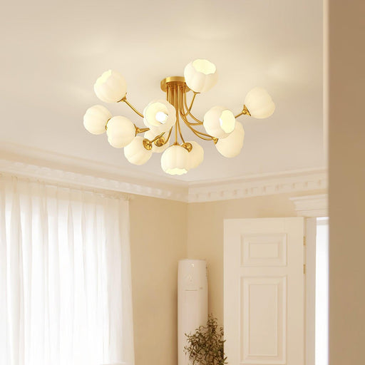 Pumpkin Brass Ceiling Lamp-DWHOME